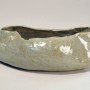 SKU: 13027-h Horizontal container with satin green tea glaze
