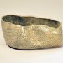 SKU: 13030-h Horizontal container with satin green tea glaze