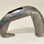 SKU: 13035-h Horizontal container with metallic grey glaze