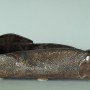 SKU: 13039-h Horizontal container with gloss browns and cream glaze